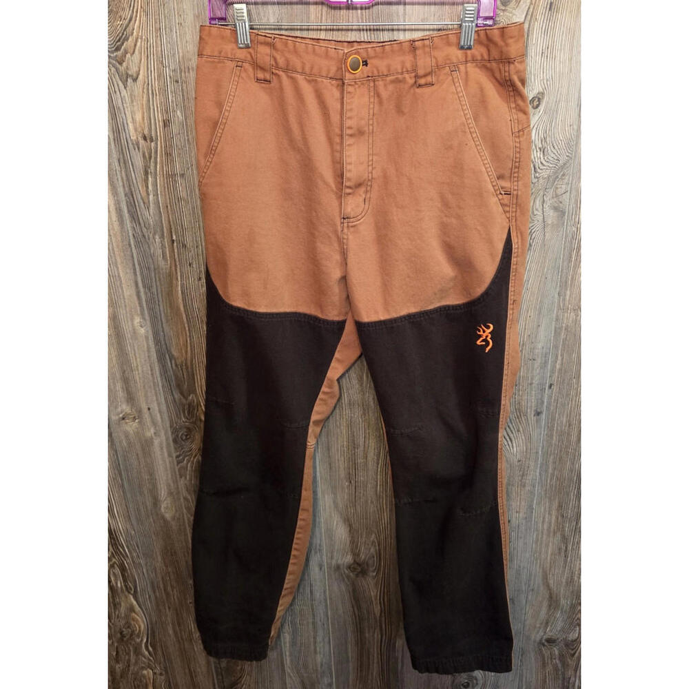 Browning Upland Hunting Pants Size 32x32 - Chocolate Brown Brush Briar Guard
